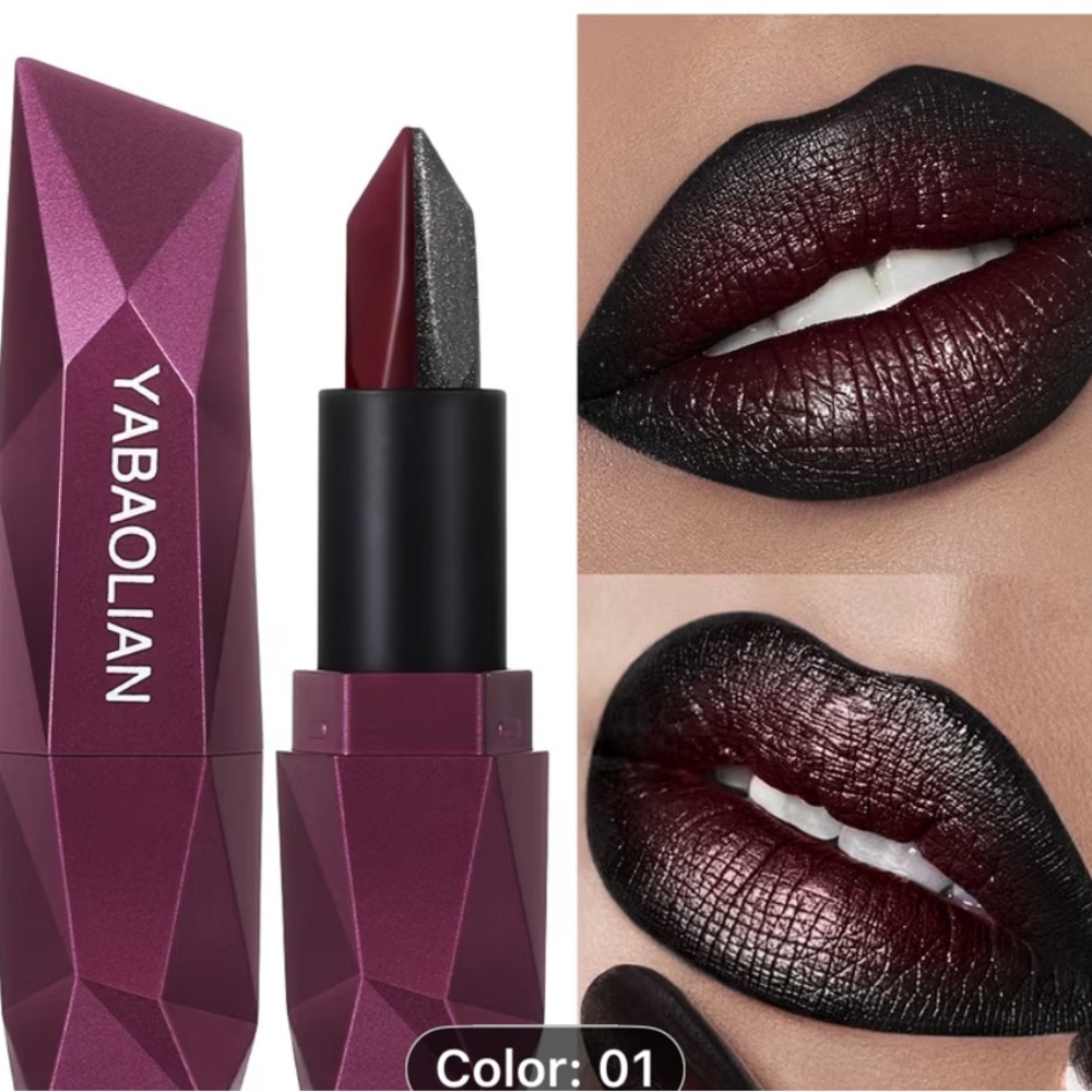 YABAOLIAN Red and Black dual lipstick